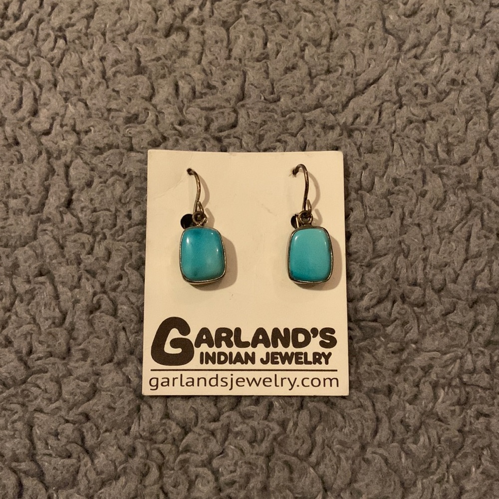 Sterling silver REAL turquoise earrings